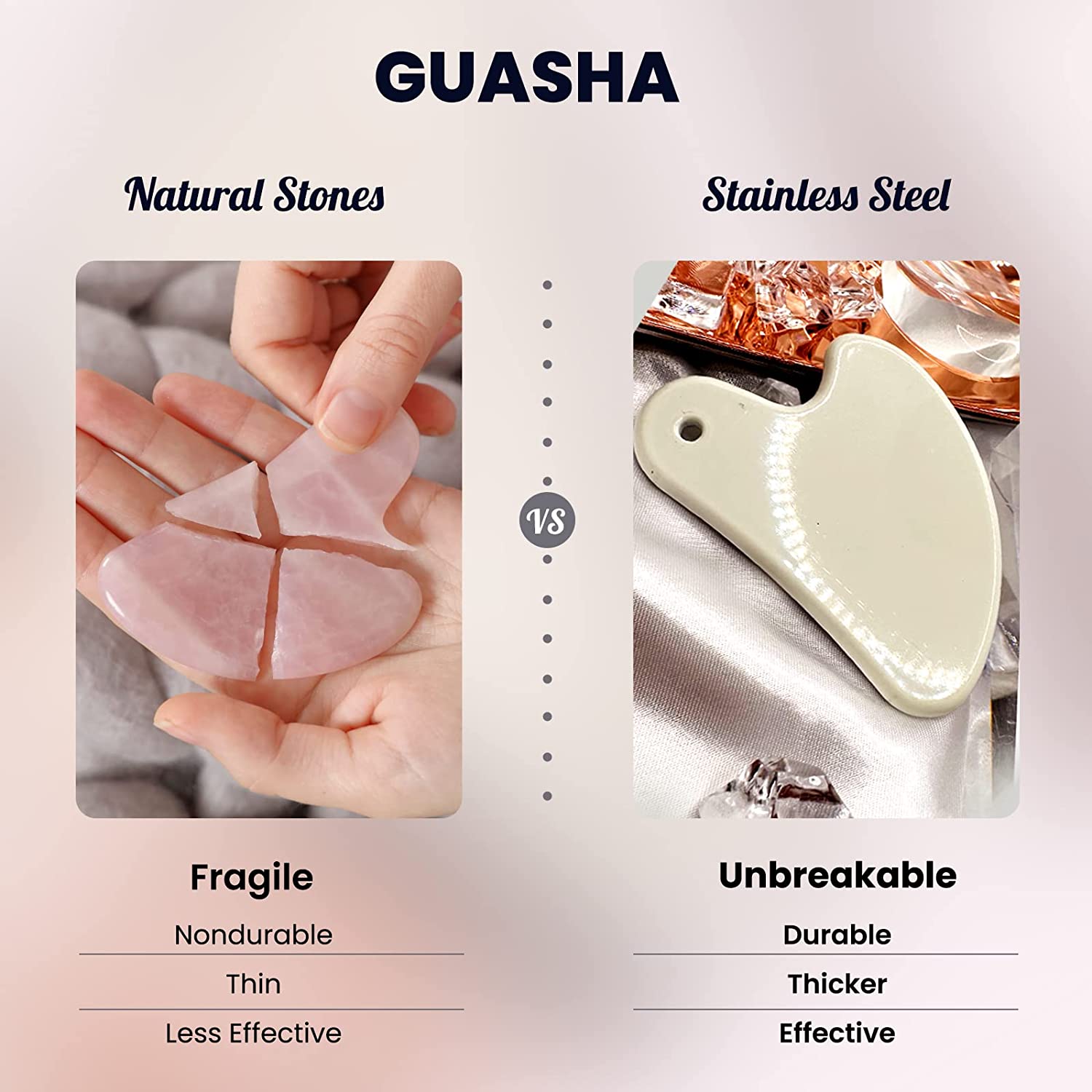 ROSELYNBOUTIQUE Gua Sha & Face Roller for Face - Premium Certified Jade Natural Healing Crystal Self Care Gifts for Women - Facial Skin Care Tools Muscle Relaxing Relieve Wrinkles (Green) - Image 2